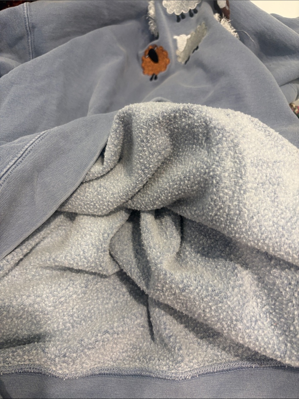 Comfort Colors Light Blue Crewneck Sweatshirt - Picture 5 of 5